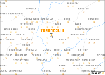 map of Ta Ban Calim