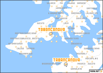 map of Tabanca Nova