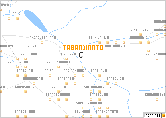 map of Tabandinnto