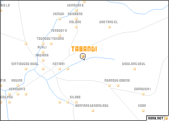 map of Tabandi
