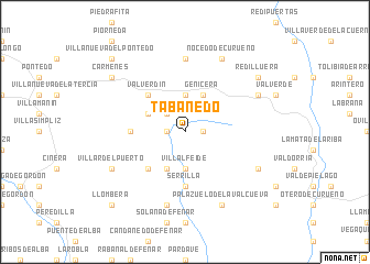 map of Tabanedo