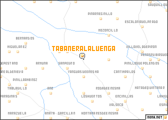 map of Tabanera la Luenga