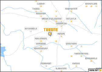 map of Tabane