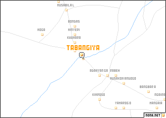 map of Tabangiya