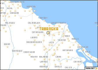 map of Tabangka