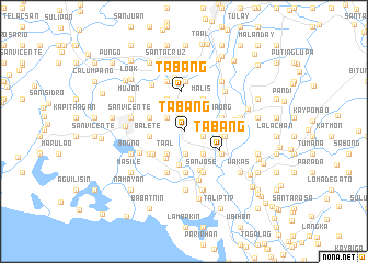 map of Tabang