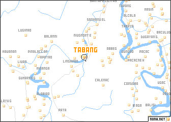 map of Tabang