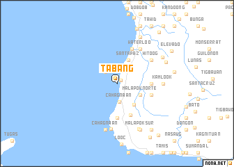 map of Tabang