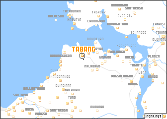 map of Tabang