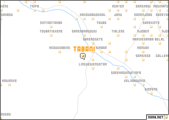 map of Tabani