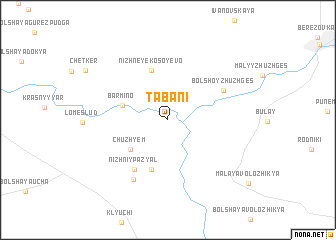 map of Tabani