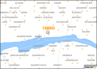 map of Tabani