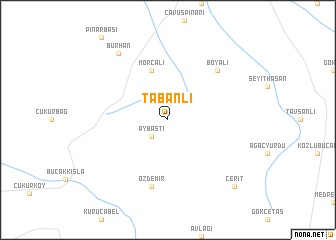 map of Tabanlı