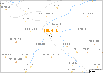 map of Tabanlı