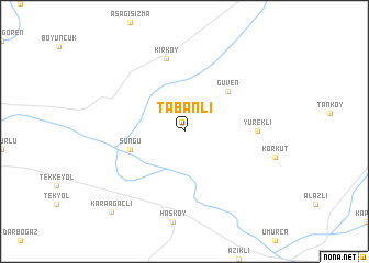 map of Tabanlı