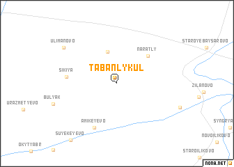 map of Tabanly-Kul\