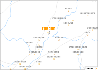 map of Tabanni