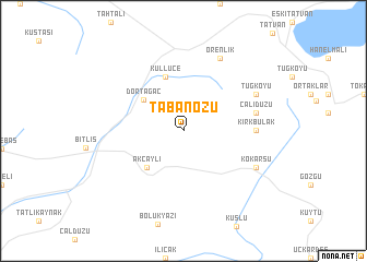 map of Tabanözü