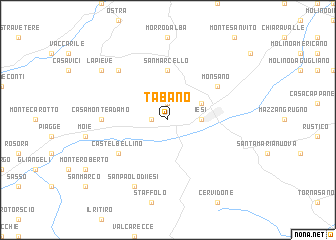 map of Tabano