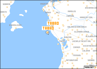 map of Tabao