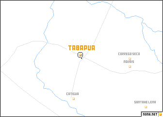 map of Tabapuã