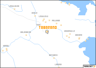 map of Tabarano