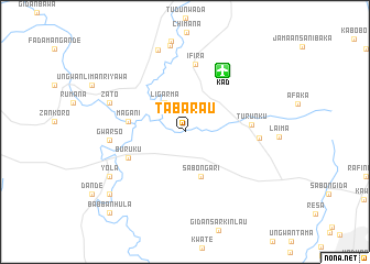 map of Tabarau