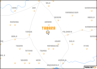 map of Tabara