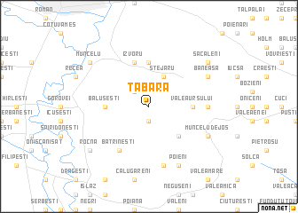 map of Tabăra