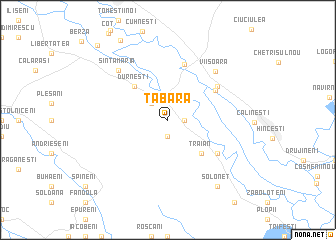map of Tabăra
