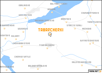 map of Tabar-Cherki