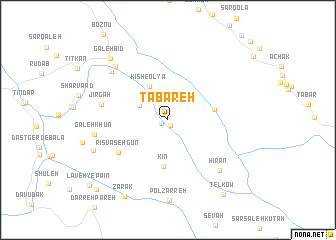 map of Tabareh