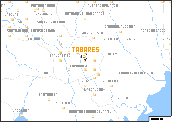 map of Tabares