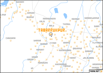 map of Tabarrukpur