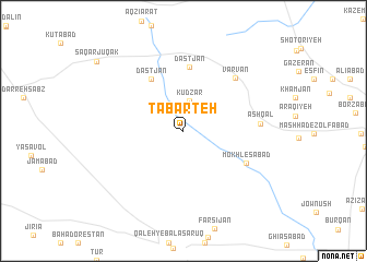 map of Tabarteh