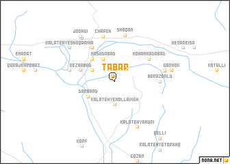 map of Ţabar