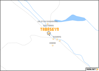 map of Ţabaseyn