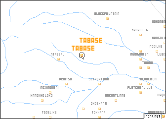 map of Tabase