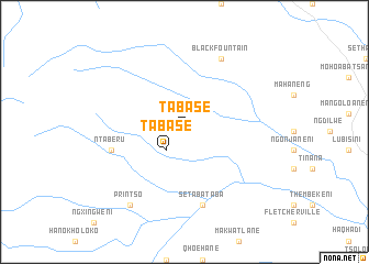 map of Tabase