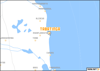 map of Tabatinga