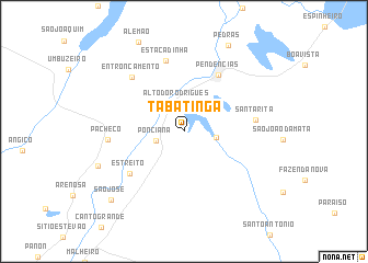 map of Tabatinga