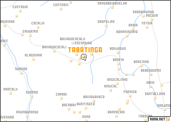 map of Tabatinga