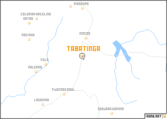 map of Tabatinga