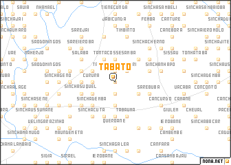 map of Tabatô