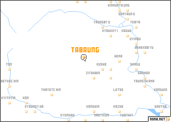 map of Tabaung