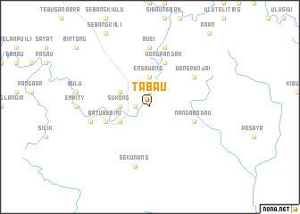 map of Tabau