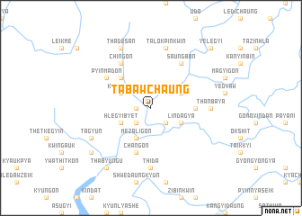 map of Tabawchaung