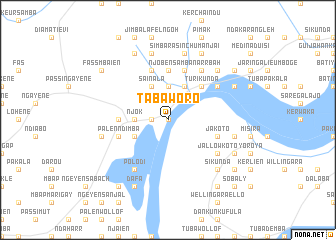 map of Taba Woro