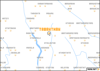 map of Tabawthaw