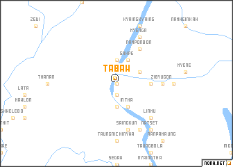 map of Tabaw